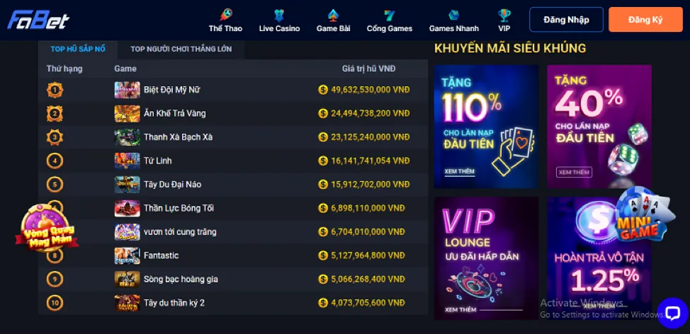 Ưu Đãi VIP fun88min